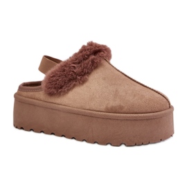 Chaussons Modèle 24890 Beige Foncé Chaussons Modèle 24890 Beige Foncé