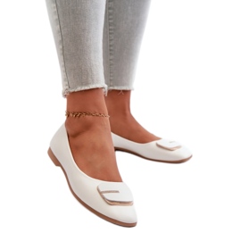 Ballerines Modèle ZA37 Blanc