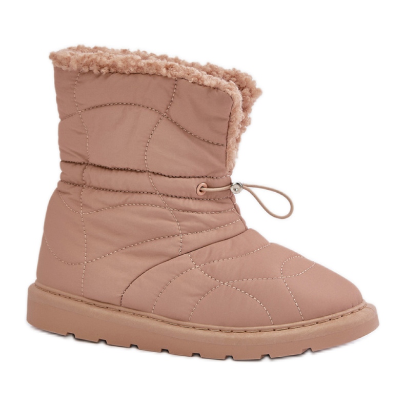 Bottes de neige Modèle 6433 Beige - Entrez avec style Bottes de neige Modèle 6433 Beige - Entrez avec style