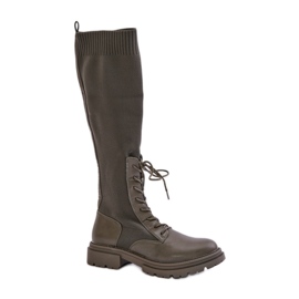 Bottes modèle 68129 vert foncé Bottes modèle 68129 vert foncé