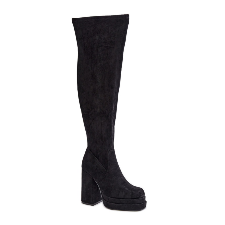 Modèle 8669 Bottes noires le noir