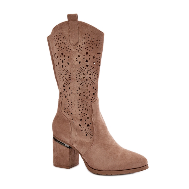 S. BARSKI S.Barski HY42-028 Bottines beiges S. BARSKI S.Barski HY42-028 Bottines beiges