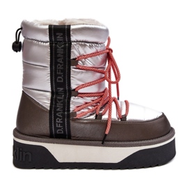 DFSH371006 Bottes de neige argentées