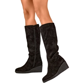 Bottes Modèle YL159B Noir le noir
