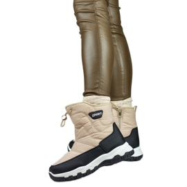 Bottes de neige Modèle 9159-4BE Beige/Noir