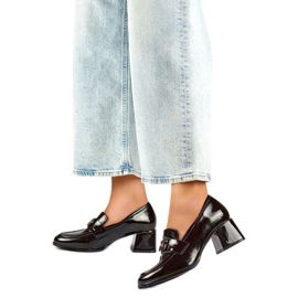 Escarpins Mocassins Modèle GD-FL475B Noir le noir
