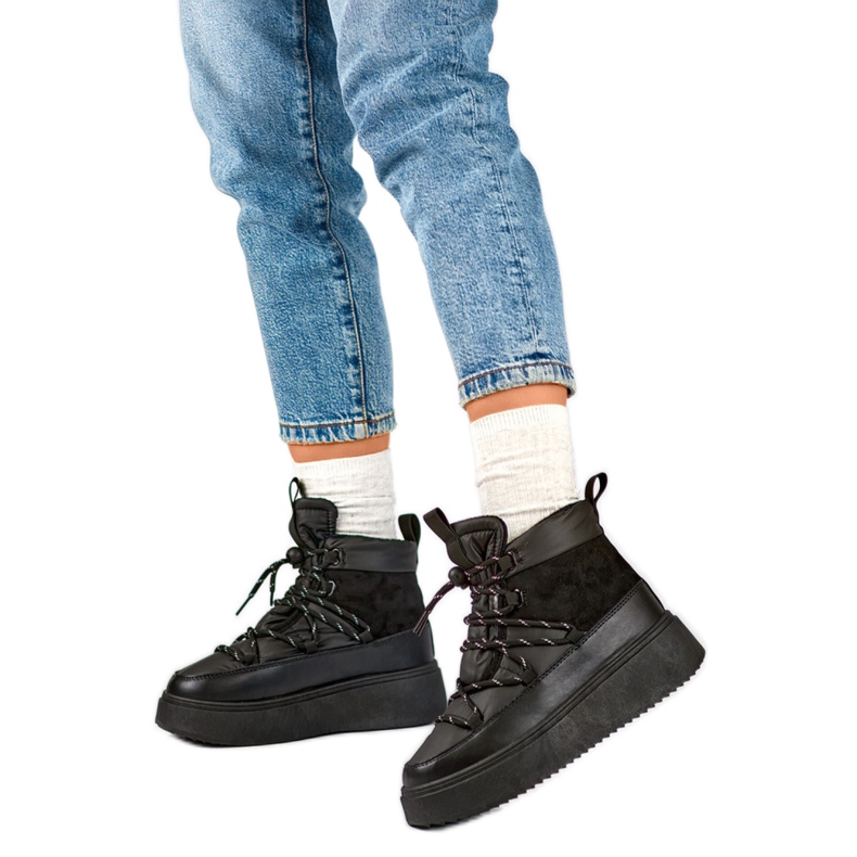 Bottes de neige Modèle 24-72302B Noir le noir