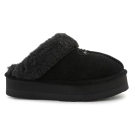 Pantoufles isolées pour femmes BearPaw Retro Loki 2487W-884 noir le noir
