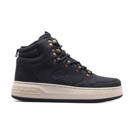 Chaussures d'hiver unisexe Lotto Jalana Pf Fur 2400390W-1112 noir le noir