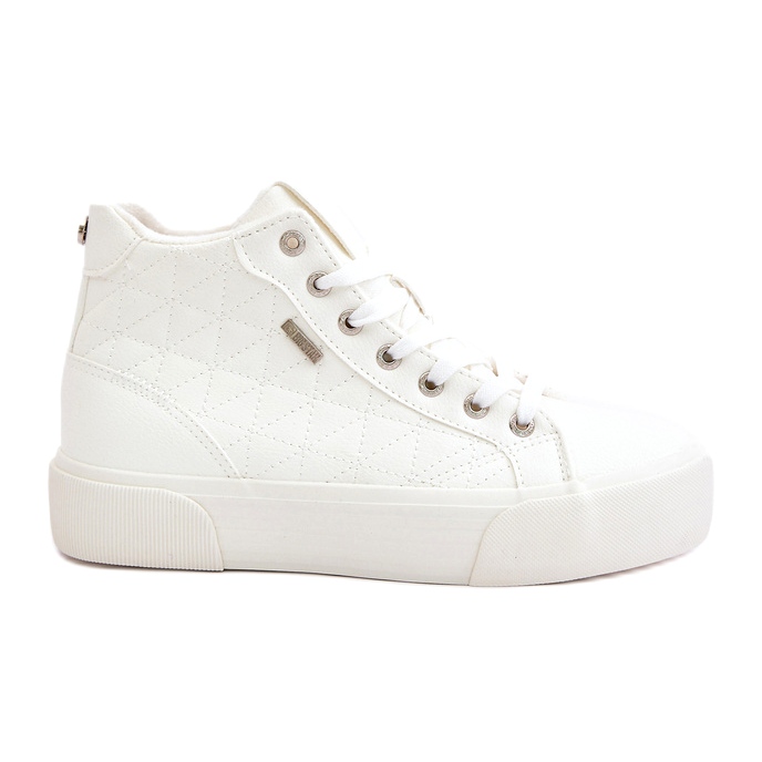 Baskets Isolées Pour Femme Avec Surpiqûres Big Star OO274A479 Blanc blanche