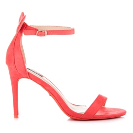 Vices Escarpins en daim avec oreilles rouge Vices Escarpins en daim avec oreilles rouge