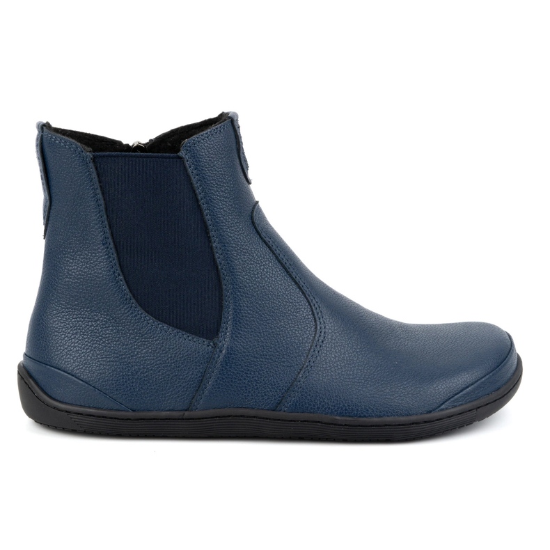Olivier Chelsea boots femme pieds nus avec fermeture éclair, isolées 1263, bleu marine Olivier Chelsea boots femme pieds nus avec fermeture éclair, isolées 1263, bleu marine