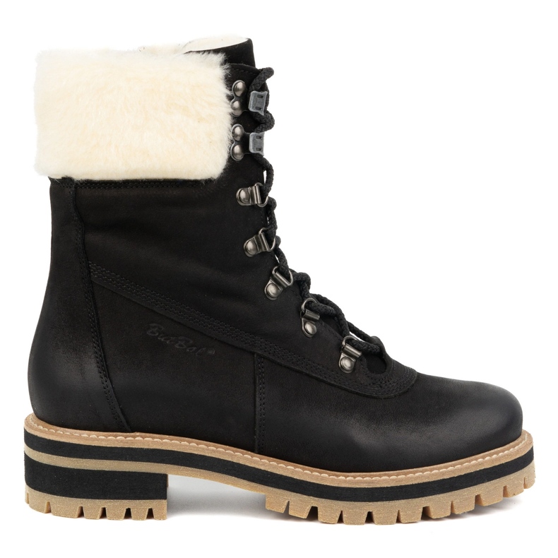 ButBal Bottes en cuir pour femmes, bottes d'hiver isolées, 329, noires le noir