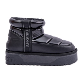 Bottes de neige basses à semelle épaisse D.Franklin DFSH371011 Noir le noir