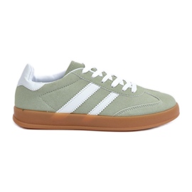 Baskets basses de sport pour femmes, vert