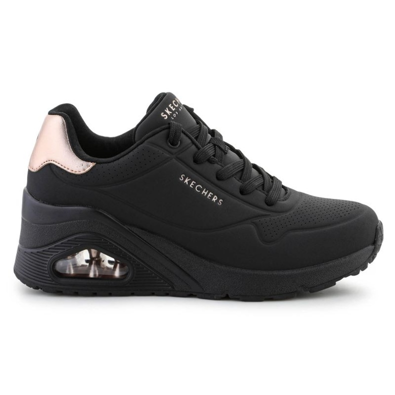 Skechers Uno Wedge - Chaussures Hi Steps 177520-BBK le noir
