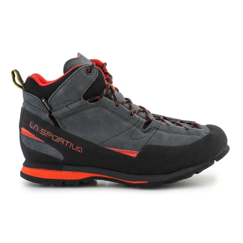Chaussures La Sportiva Boulder X Mid Gtx Carbon Flame 17E900304 gris