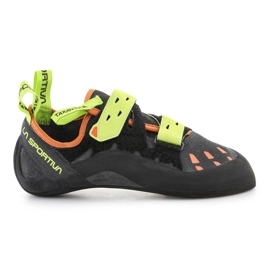 Chaussons d'escalade La Sportiva Tarantula Carbon Lime Punch 40R900729 gris