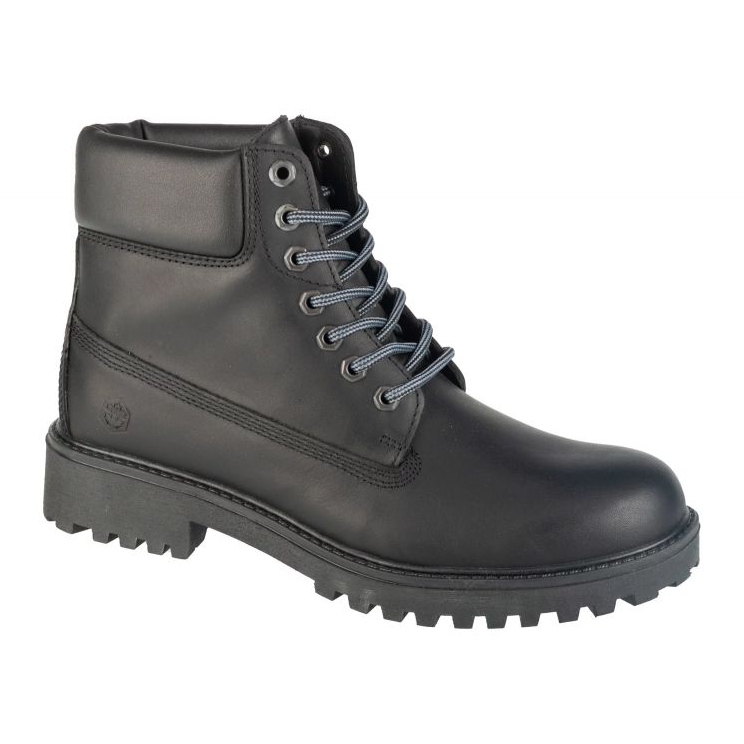 Chaussures en cuir Lumberjack River 2 SMH6901-001-B01-CB001 le noir