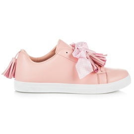 Vices Baskets Boho avec ruban rose