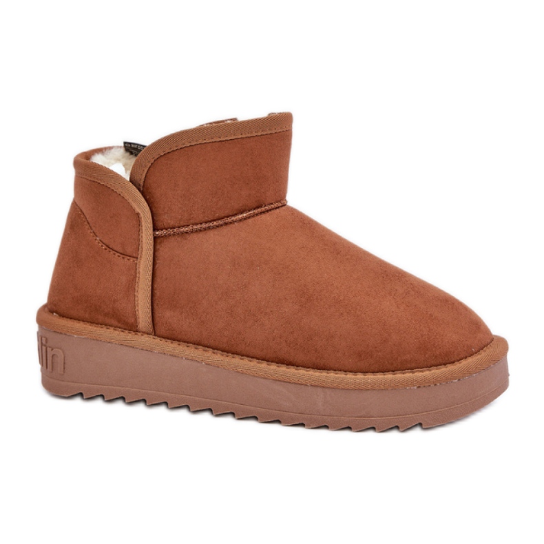 Bottes de neige pour femmes avec fourrure D.Franklin DFSH370010 marron brun Bottes de neige pour femmes avec fourrure D.Franklin DFSH370010 marron brun