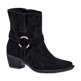 Bottes non isolées pour femmes Zazoo 3444/2 noir le noir
