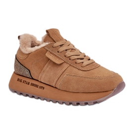 Chaussures de sport isolées Big Star OO274578 marron brun Chaussures de sport isolées Big Star OO274578 marron brun