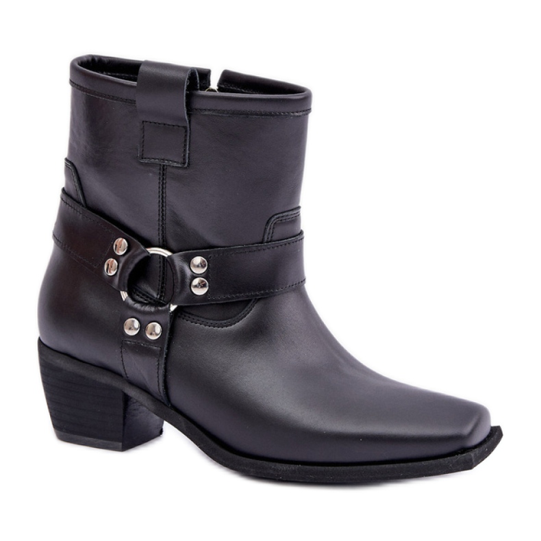 Bottes non isolées pour femmes Zazoo 3444/2 noir le noir