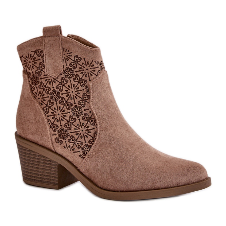Bottines femme S.Barski HY42-944 beige