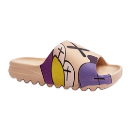 Tongs femme CK240P beige