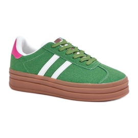 Chaussures de sport pour femmes EV-508 vertes