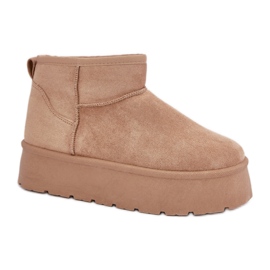 Bottes de neige femme fourrées TL242-63, beige Bottes de neige femme fourrées TL242-63, beige