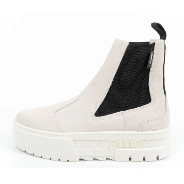 Puma Mayze Chelsea chaussures en daim 382829 02 beige