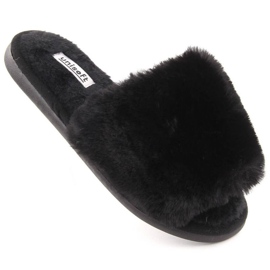 Chaussons avec fourrure Unisoft 6644 noir