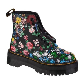 Dr. Martens Dr chaussures Martens Sinclair Bex Floral Mash Up DM27128001 avec des fleurs le noir