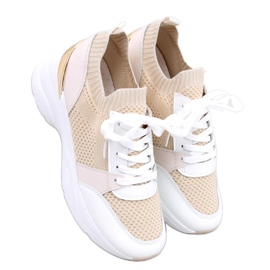 Baskets plateforme femme, beige Baskets plateforme femme, beige