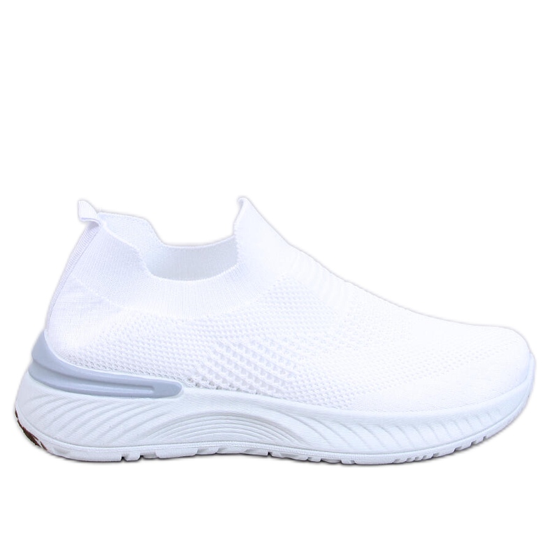 Chaussures chaussettes de sport pour femmes, blanches
