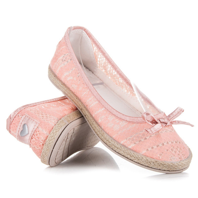 Balada Ballerines en dentelle rose