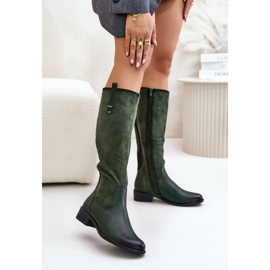 Step in style Bottes Modèle Ivasira ASA198-22 Vert - Entrez avec style