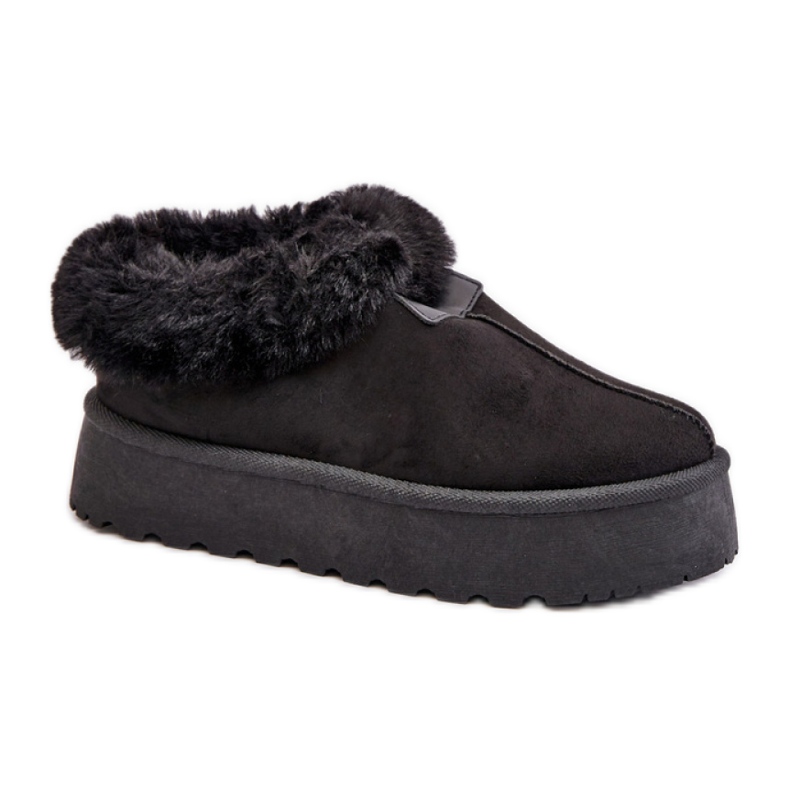 Bottes de neige basses isolées VL245P, noir le noir