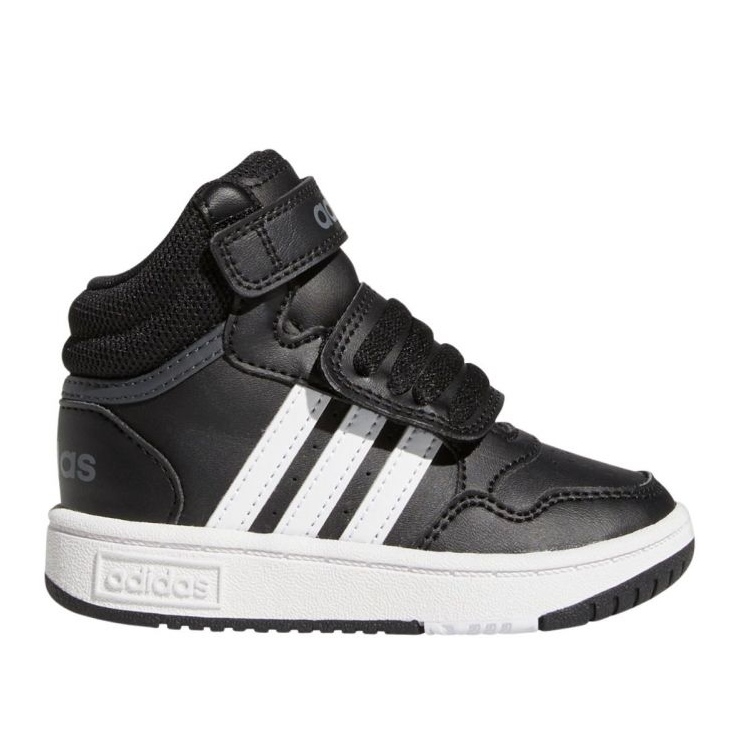 Chaussures Adidas Hoops Mid avec Velcro GW0408 chaussures de sport noires le noir