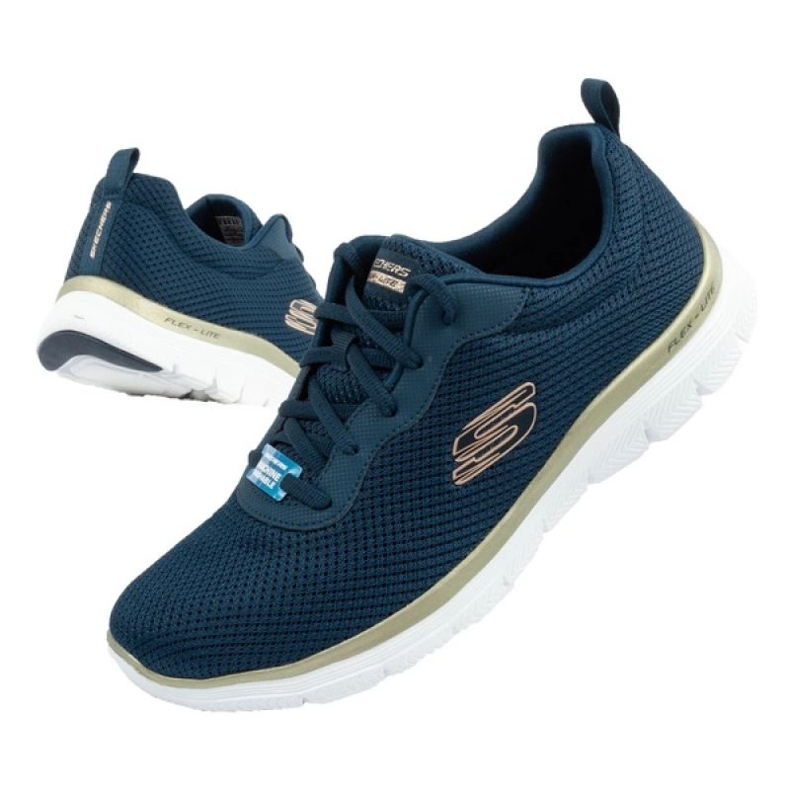 Skechers Flex Appeal 4.0 Brillant Voir les chaussures 149303/NVGD bleu