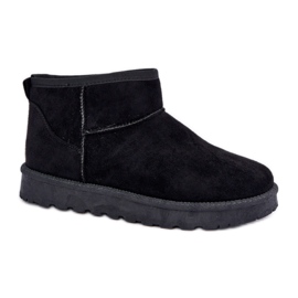 Bottes de neige noires classiques pour femmes