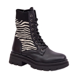 Bottes de travail noires pour femmes le noir