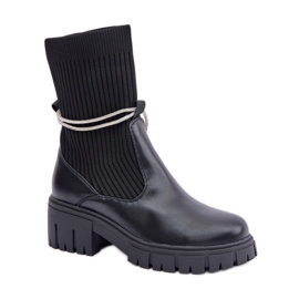 Step in style Bottes Modèle Dinarca 1987-H58 Noir - Entrez avec style le noir