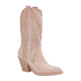 Step in style Bottes Modèle Salive 7650A Beige Clair - Entrez avec style