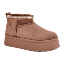 Step in style Bottes de neige Modèle Heslania HY877-2 Marron - Entrez avec style brun