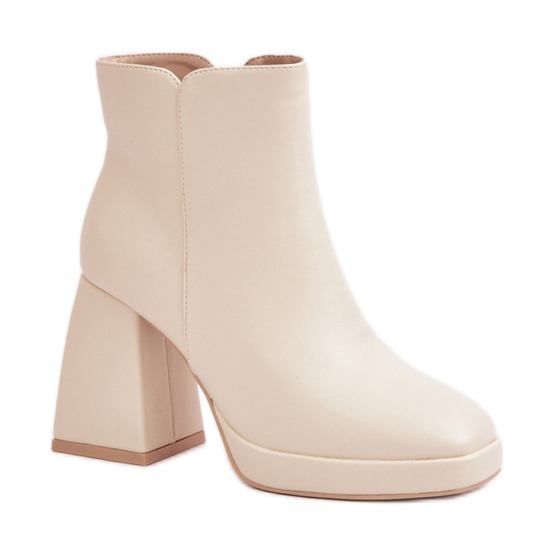 Step in style Bottes Modèle Selarae LQ-48 Beige Clair - Entrez avec style