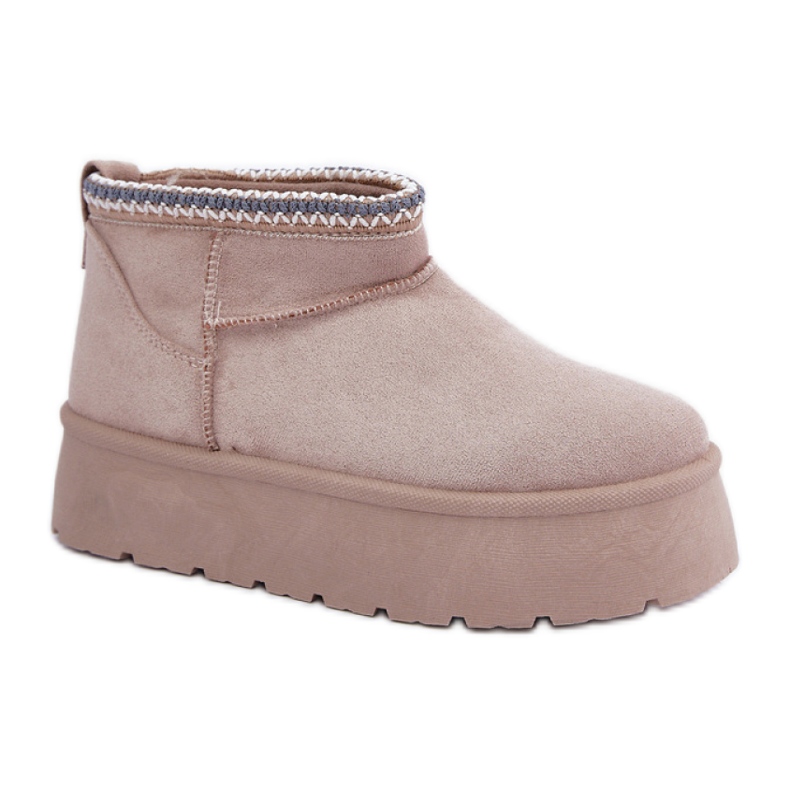 Step in style Bottes de neige Modèle Heslania HY877-39 Beige Clair - Entrez avec style