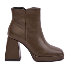 Step in style Bottes Modèle Selarae LQ-48 Vert Foncé - Entrez avec style Step in style Bottes Modèle Selarae LQ-48 Vert Foncé - Entrez avec style